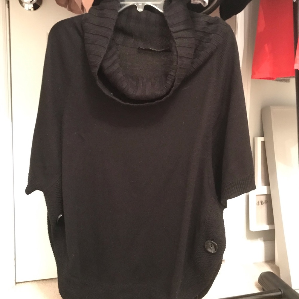 black knit top